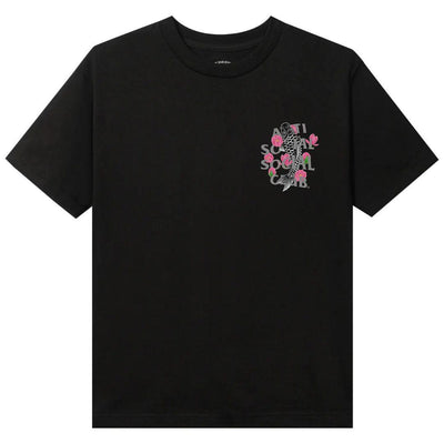 ANTI SOCIAL SOCIAL CLUB ORNAMENTAL T-SHIRT  BLACK