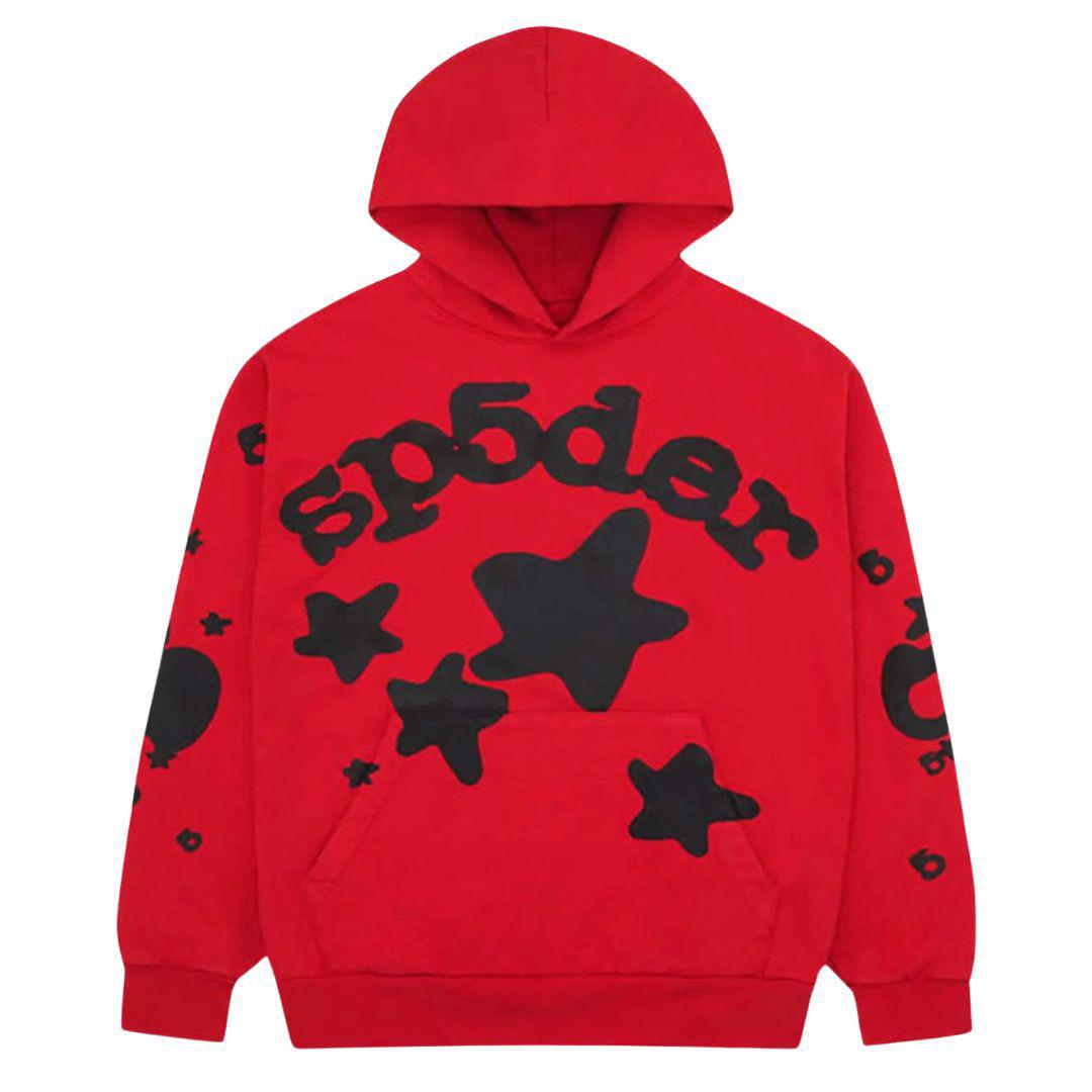 SP5DER BELUGA HOODIE RED