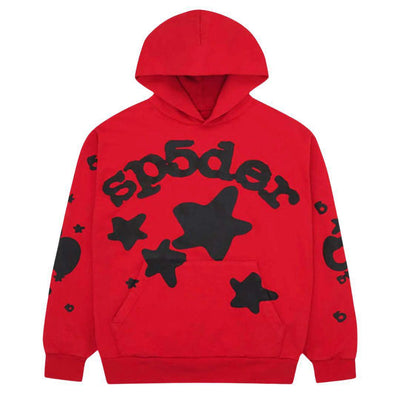 SP5DER BELUGA HOODIE RED