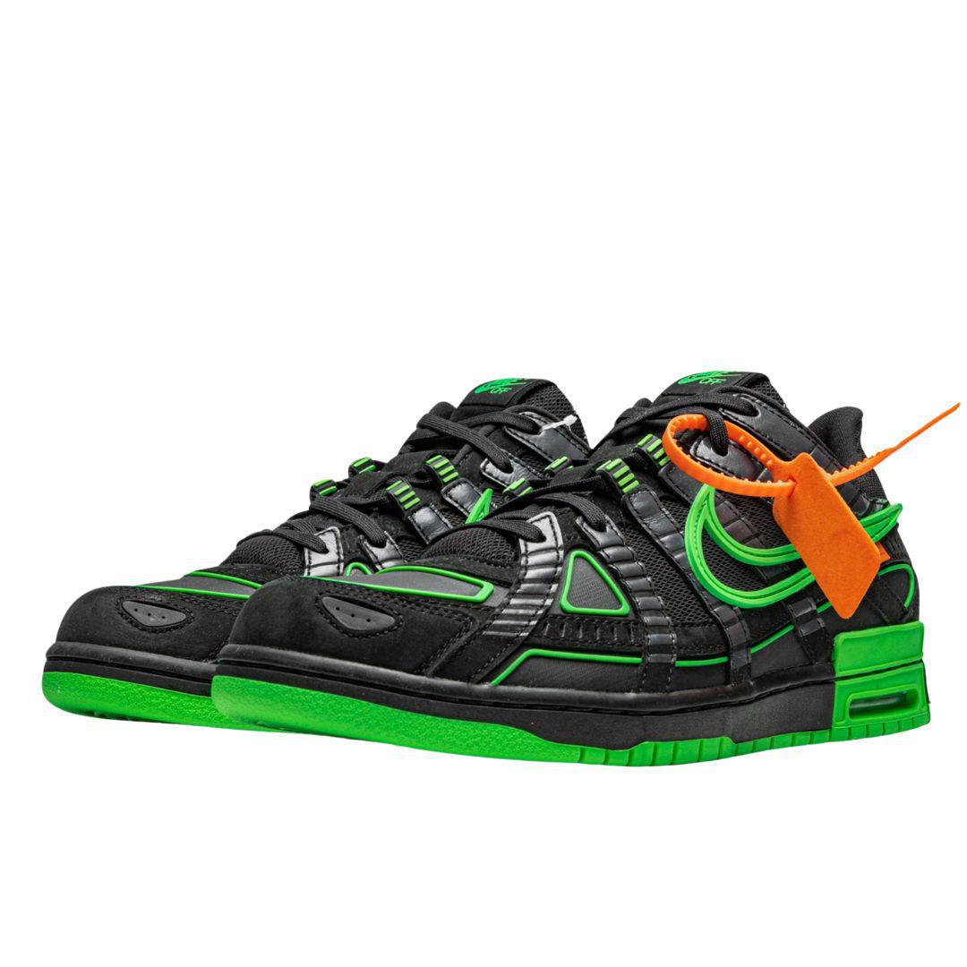 NIKE X OFF White Air RUBBER DUNK GREEN STRIKE