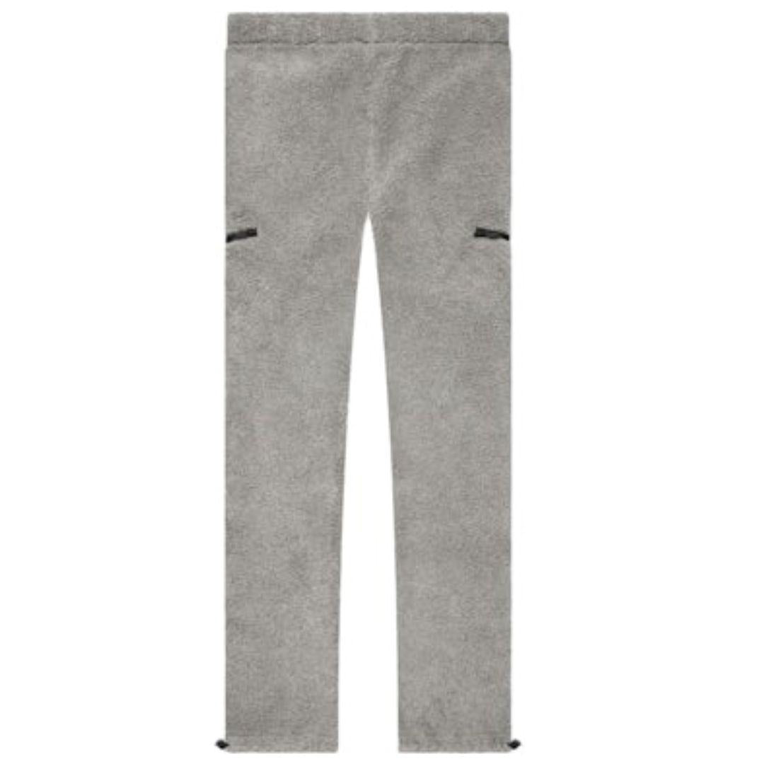 ESSENTIALS FOG POLAR FLEECE SWEATPANTS DARK HEATHER OATMEAL