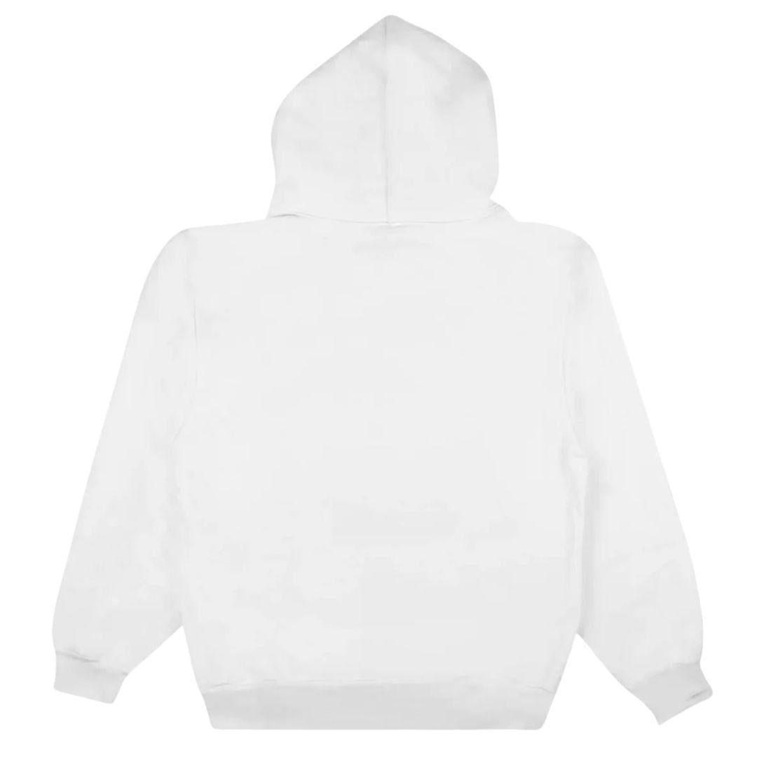 SP5DER OG RHINESTONE HOODIE WHITE