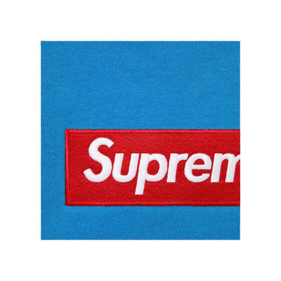 SUPREME FW22 RED BOX LOGO CREWNECK BLUE