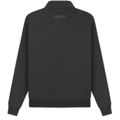 ESSENTIALS FOG HALF ZIP SWEATER IRON