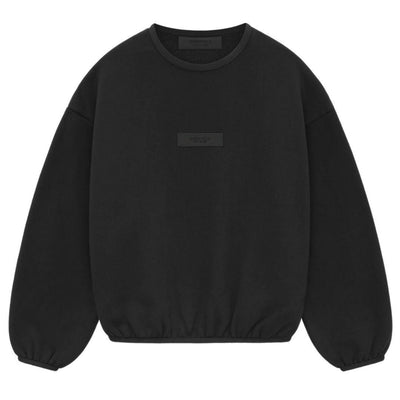 ESSENTIALS FOG CREWNECK BLACK SS24