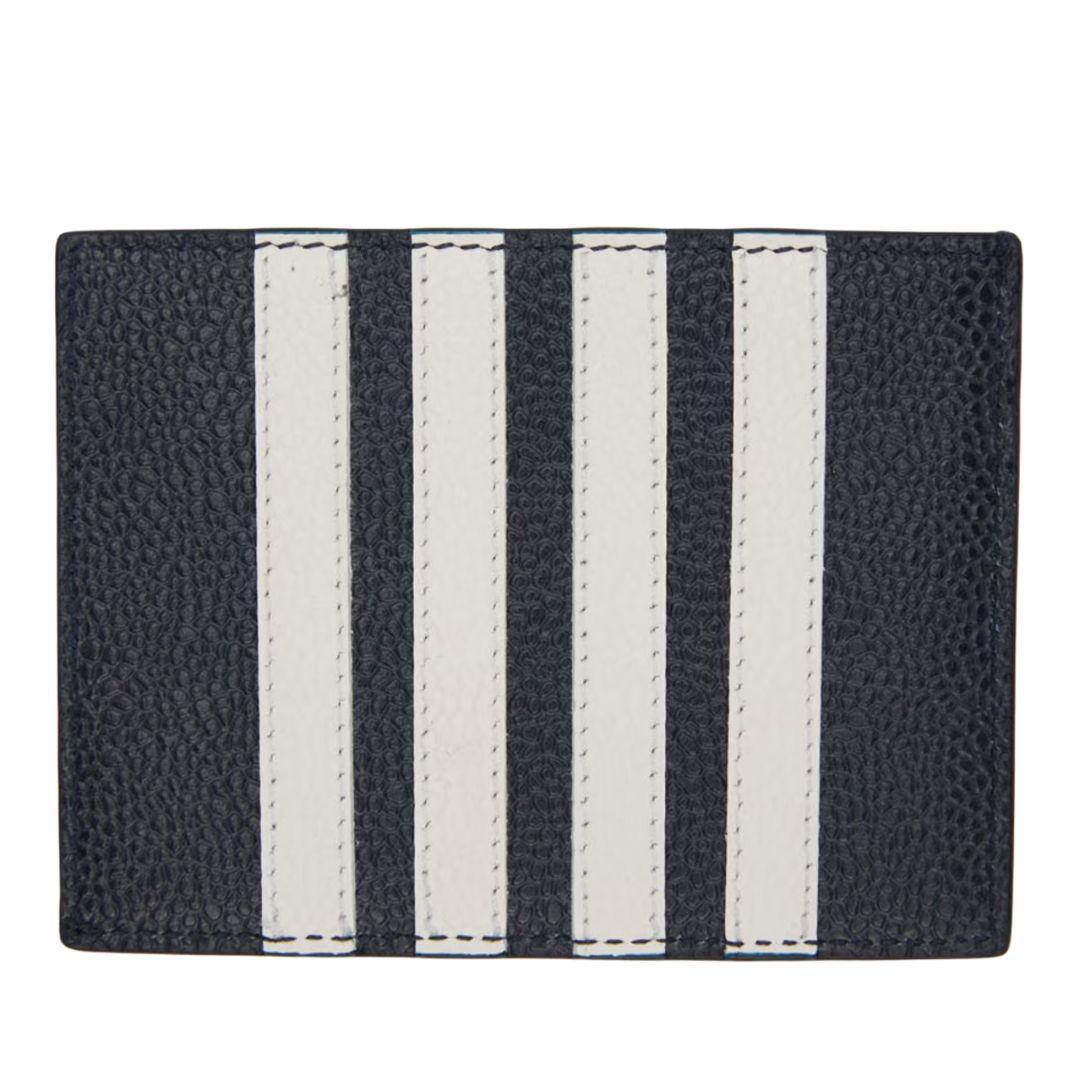 THOME BROWN 4 BAR CARD HOLDER NAVY