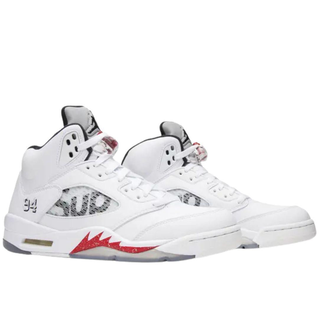 JORDAN 5 RETRO SUPREME WHITE