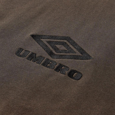 UMBRO MASKED HOOD HOODIE BROWN