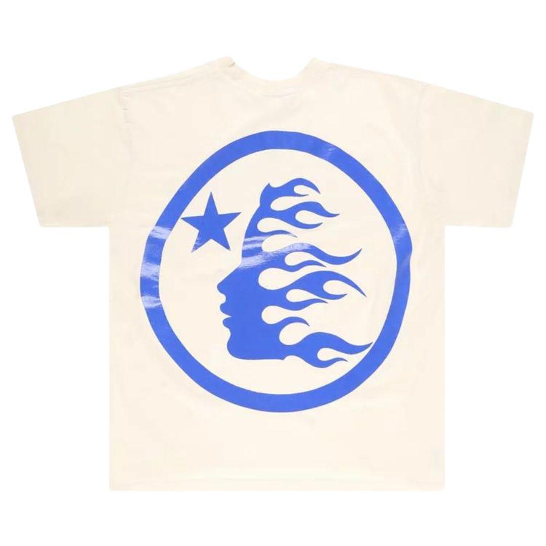 HELLSTAR GEL SPORT LOGO T-SHIRT WHITE/BLUE