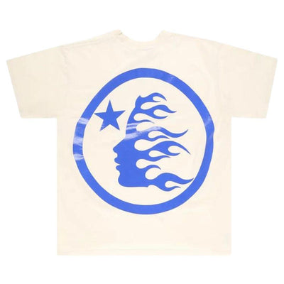 HELLSTAR GEL SPORT LOGO T-SHIRT WHITE/BLUE