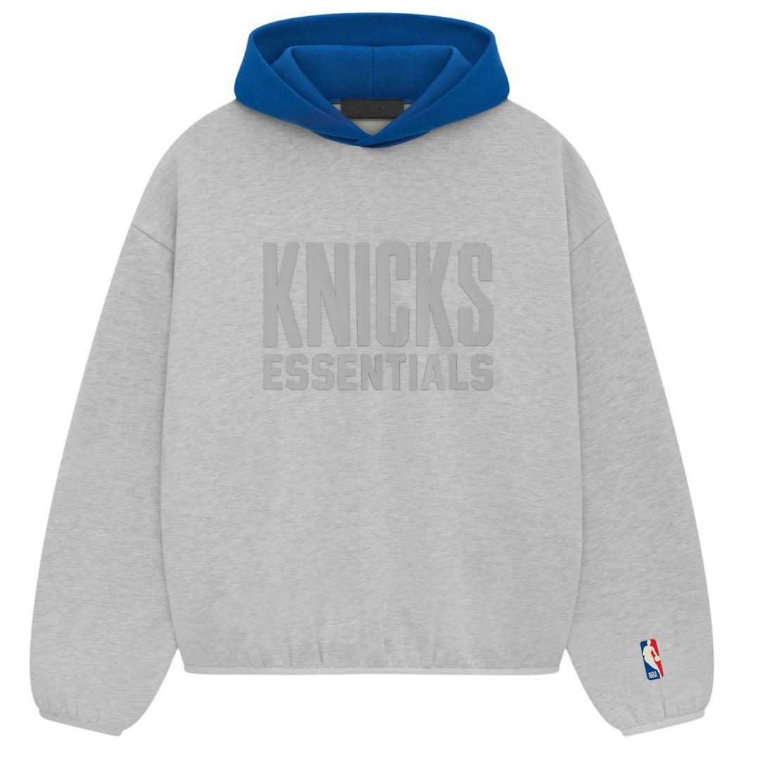 ESSENTIALS FOG NBA HOODIE KNICKS LIGHT HEATHER