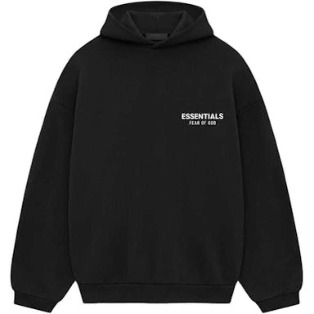 ESSENTIALS FOG HOODIE BLACK FW24