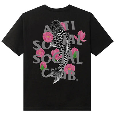 ANTI SOCIAL SOCIAL CLUB ORNAMENTAL T-SHIRT  BLACK