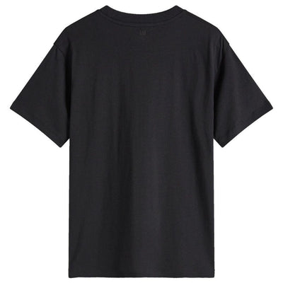 AMI PARIS BLACK TONAL SMALL ADC T-SHIRT BLACK