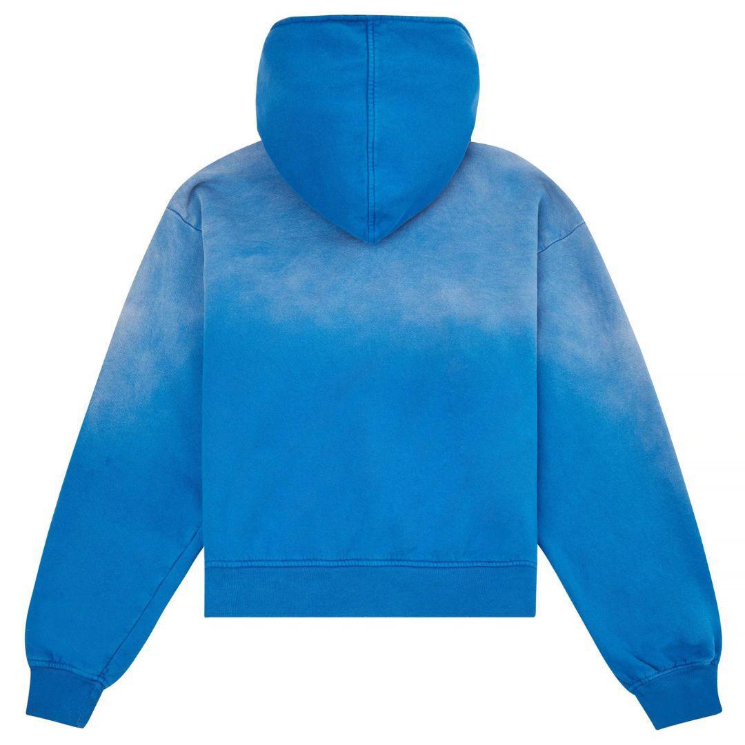 THIRTEEN STUDIOS EMBROIDERED LOGO HOODIE FADED BLUE