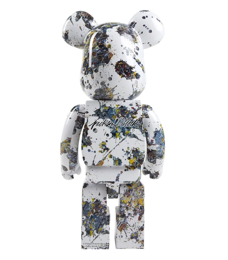 BEARBRICK ACCESSORIES BEARBRICK 1000% JACKSON POLLOCK SPLASH