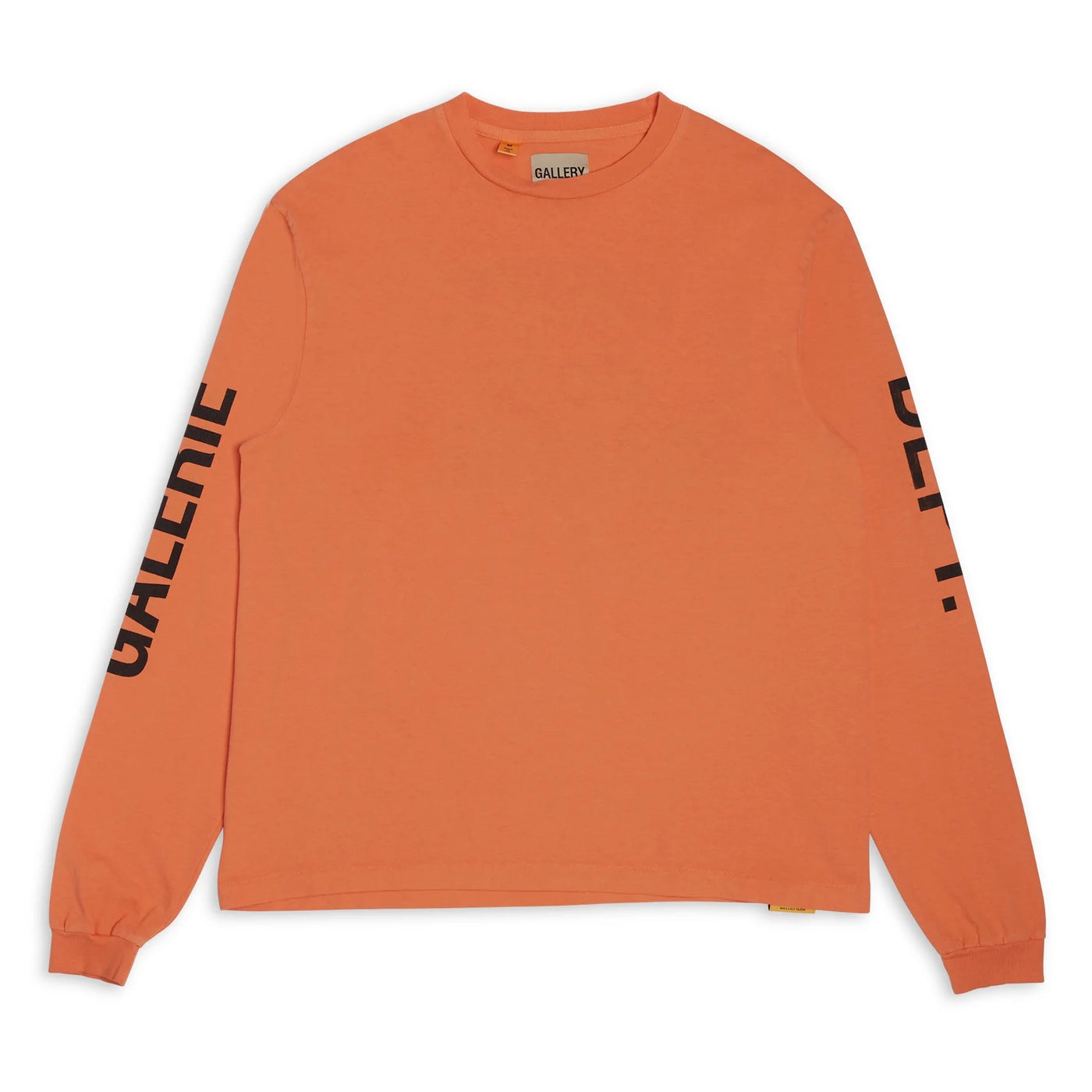 GALLERY DEPT FRENCH SOUVENIR LONG SLEEVE T-SHIRT ORANGE