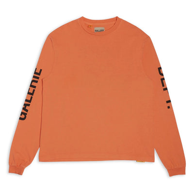 GALLERY DEPT FRENCH SOUVENIR LONG SLEEVE T-SHIRT ORANGE