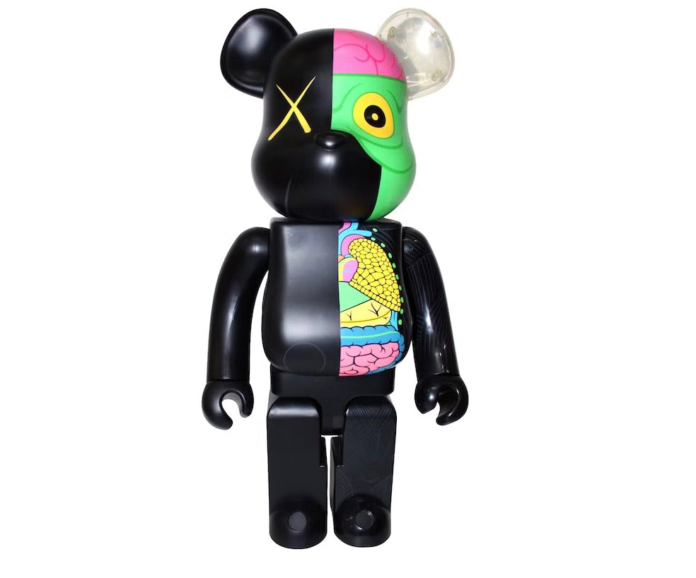 BEARBRICK KAWS DISSECTED 1000% BLACK – ONE OF A KIND