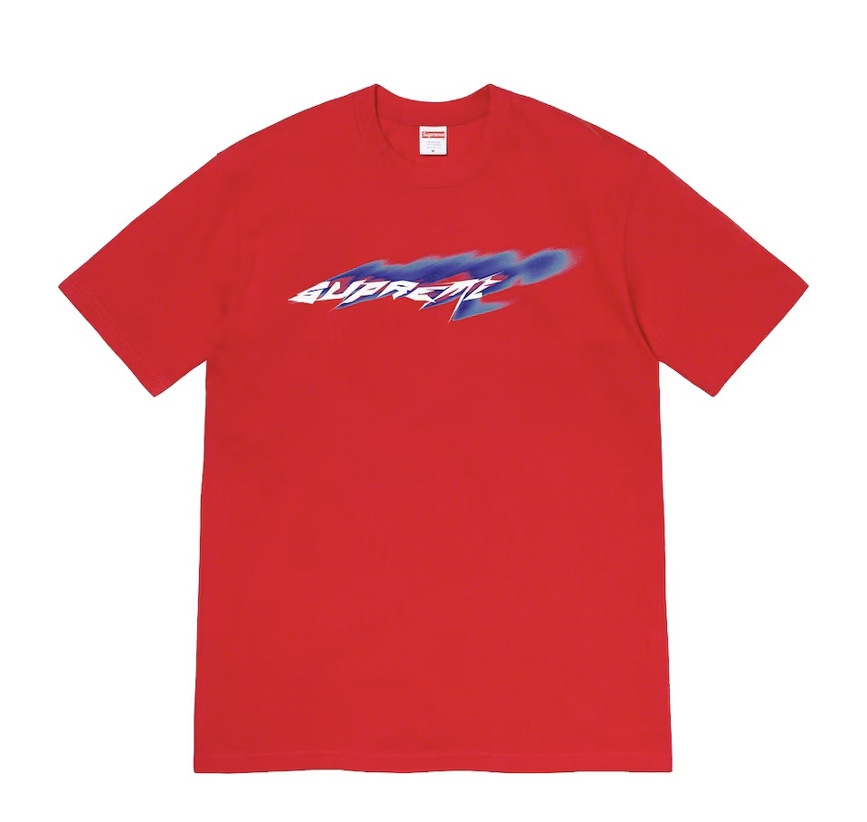 SUPREME WIND TEE RED