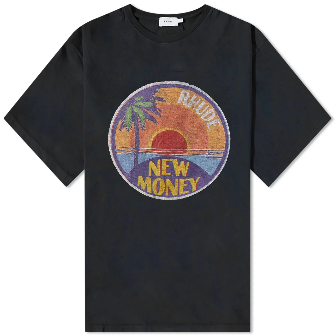 RHUDE BLACK SUNSET TEE