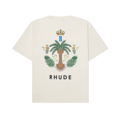 RHUDE LAS PALMA T-SHIRT WHITE