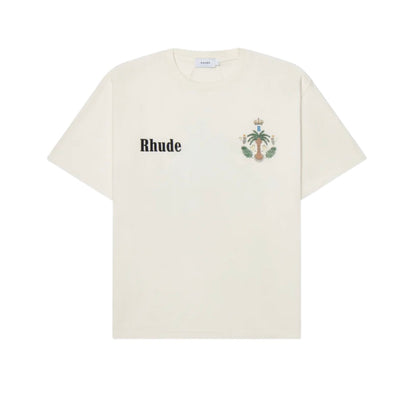 RHUDE LAS PALMA T-SHIRT WHITE