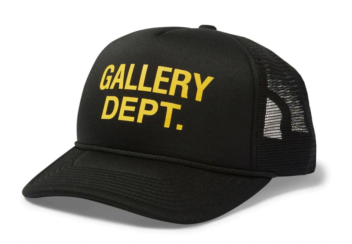 GALLERY DEPT. LOGO TRUCKER HAT BLACK