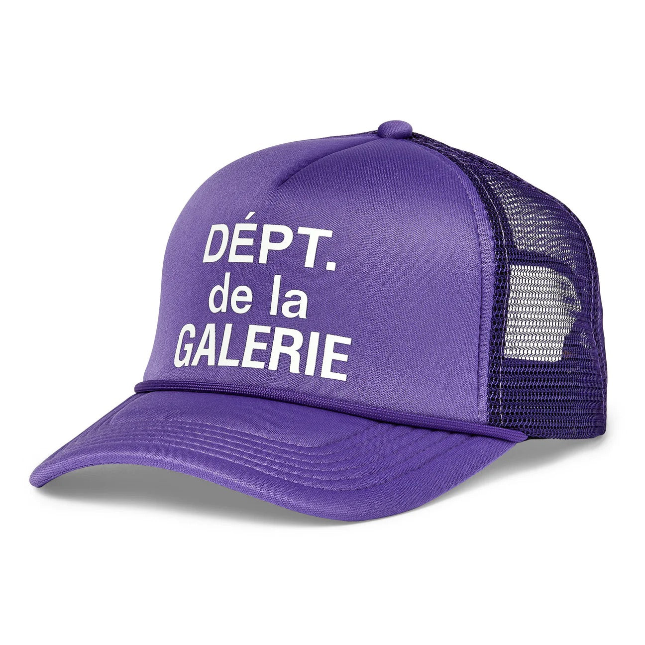 GALLERY DEPT FRENCH LOGO TRUCKER HAT PURPLE