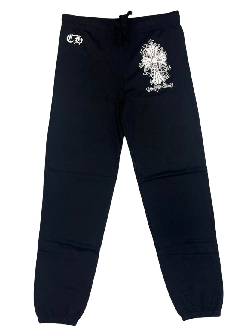 CHROME HEARTS CEMETERY SWEATPANTS BLACK – ONE OF A KIND