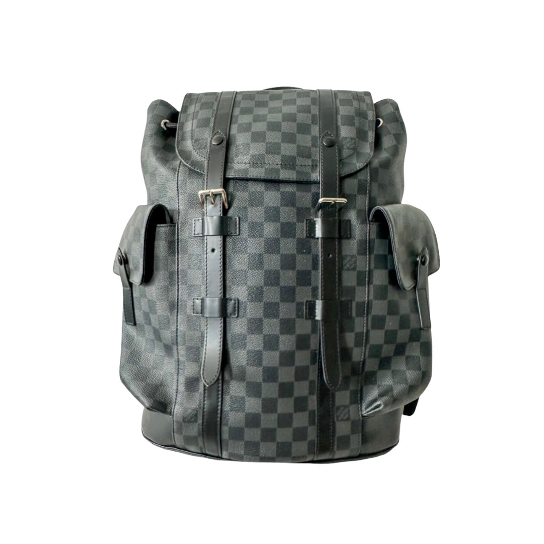 LOUIS VUITTON DEMIER GRAPHITE CHRISTOPHER BACKPACK