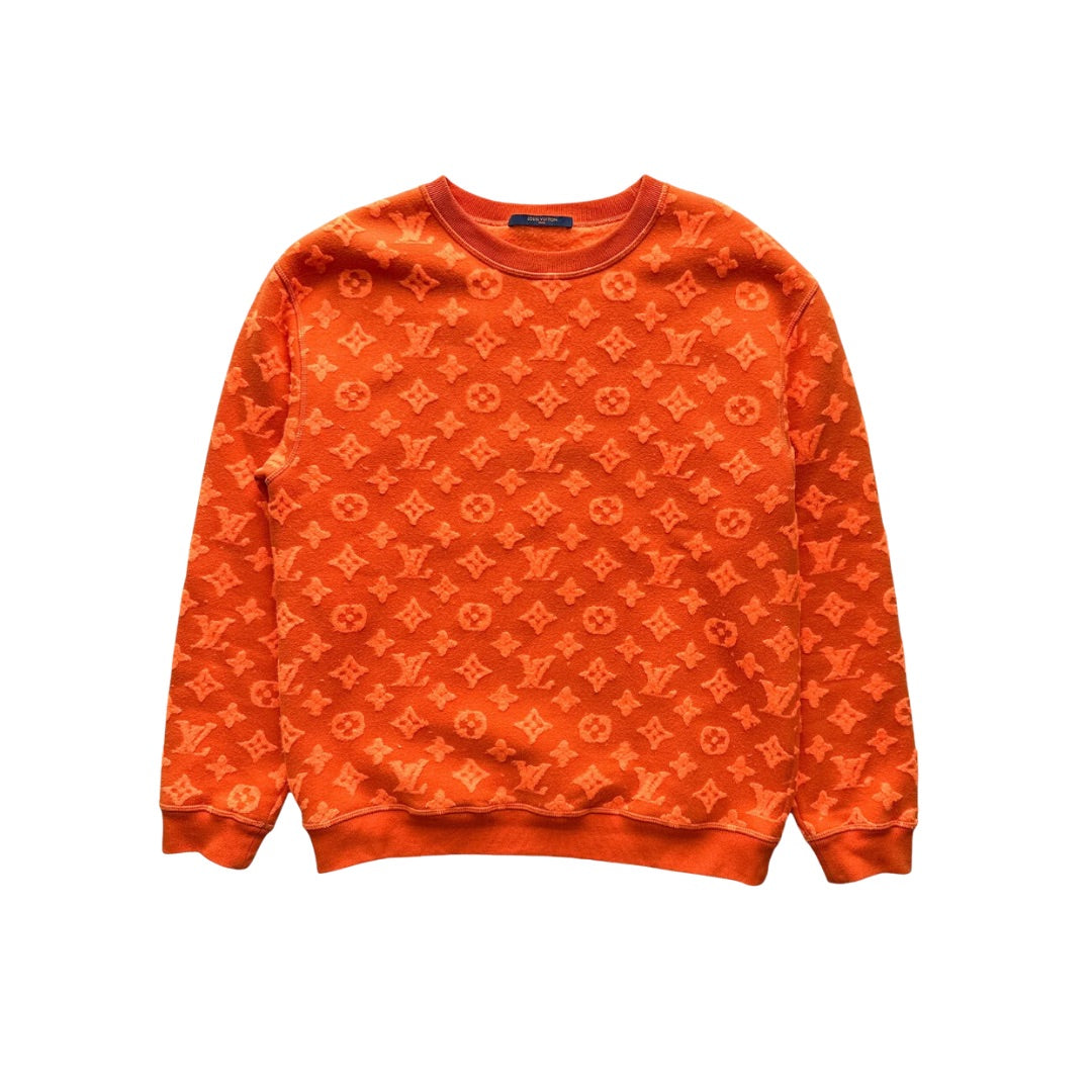 LOUIS VUITTON MONOGRAM CREWNECK ORANGE