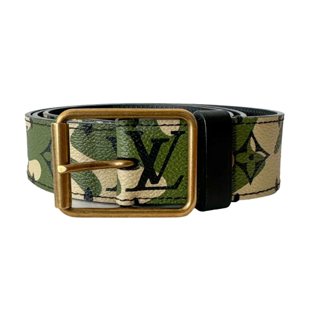 LOUIS VUITTON CAMO BELT TEKASHI 2008