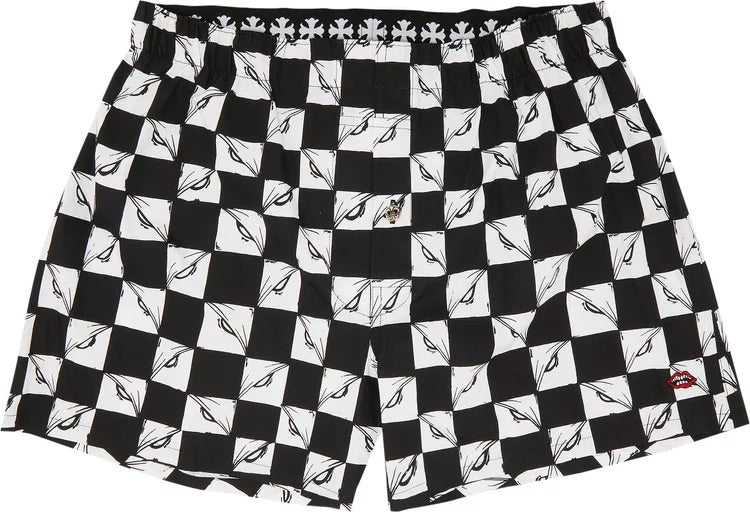 CHROME HEARTS MATTY BOY CHECKERED BOXER SHORTS