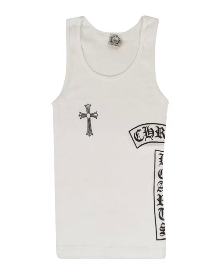 CHROME HEARTS TANK TOP WHITE