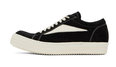 RICK OWENS BLACK VINTAGE SNEAKERS