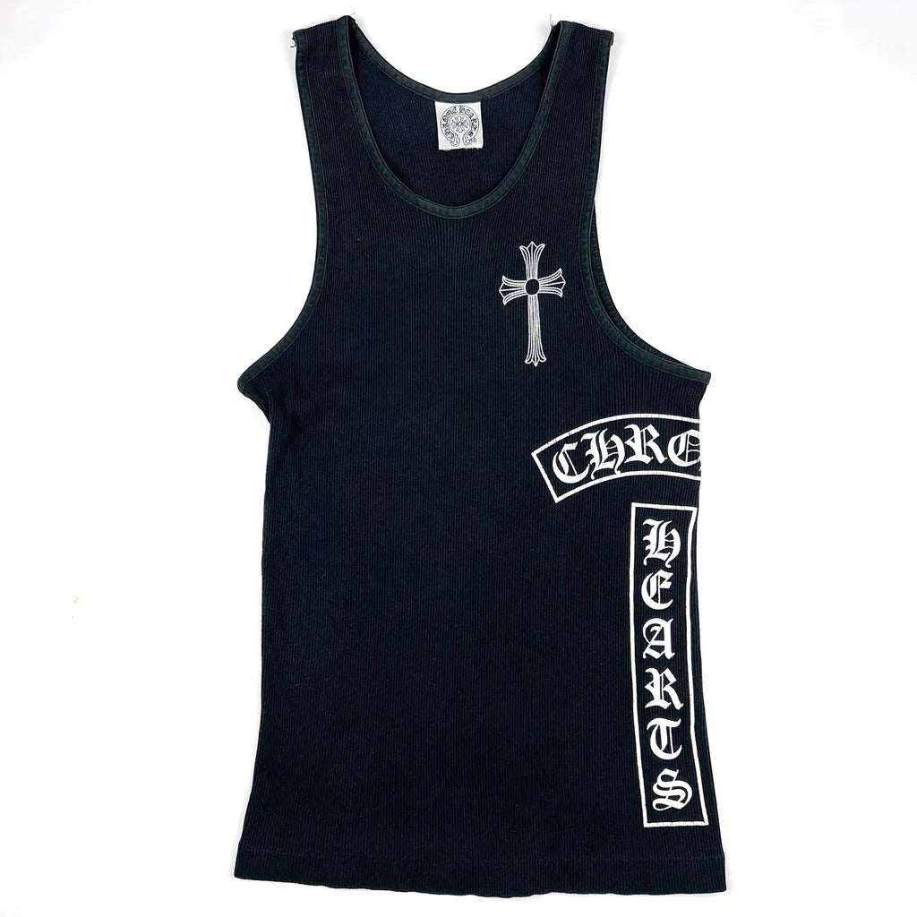 CHROME HEARTS SIDE LOGO TANK TOP BLACK