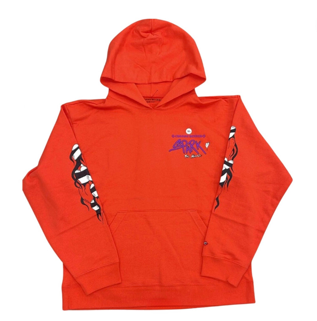 CHROME HEARTS MATTY BOY SPARK HOODIE RED – ONE OF A 