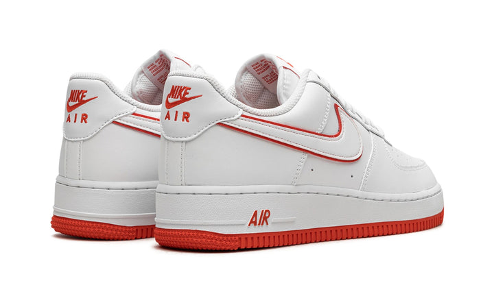 NIKE AIR FORCE 1 LOW WHITE PICANTE RED ONE OF A KIND