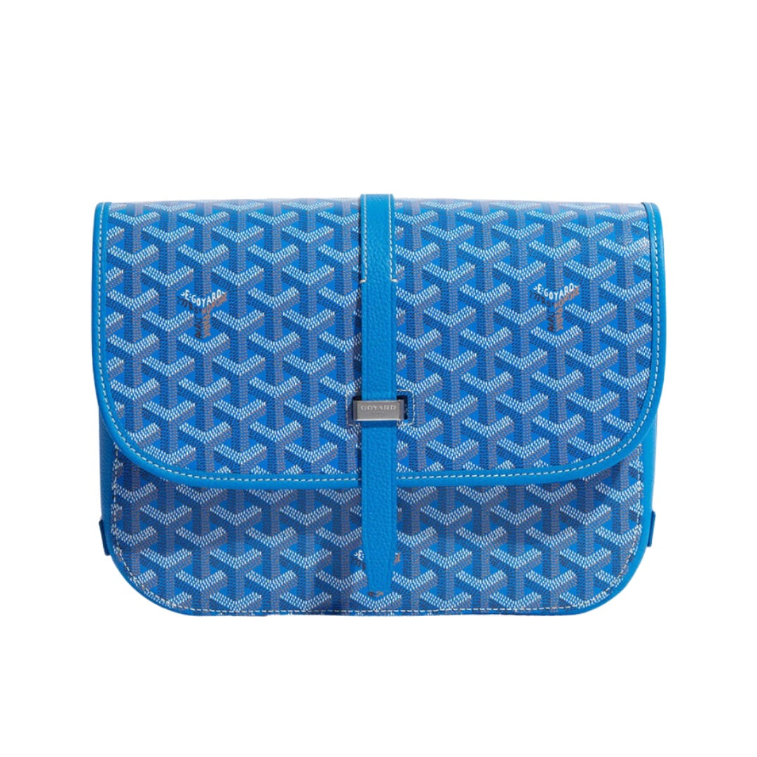GOYARD BELVEDERE BAG SKY BLUE ONE OF A KIND