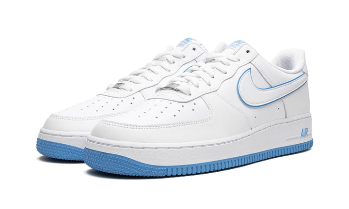White and blue air force 1 low sales