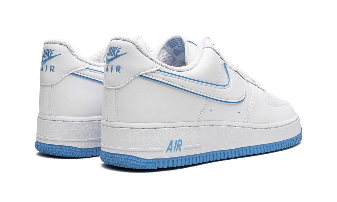 NIKE AIR FORCE 1 LOW WHITE UNIVERSITY BLUE SOLE ONE OF A KIND