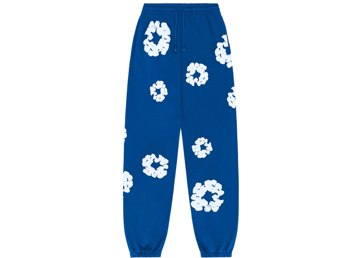 DENIM TEARS COTTON WREATH SWEATPANTS ROYAL BLUE