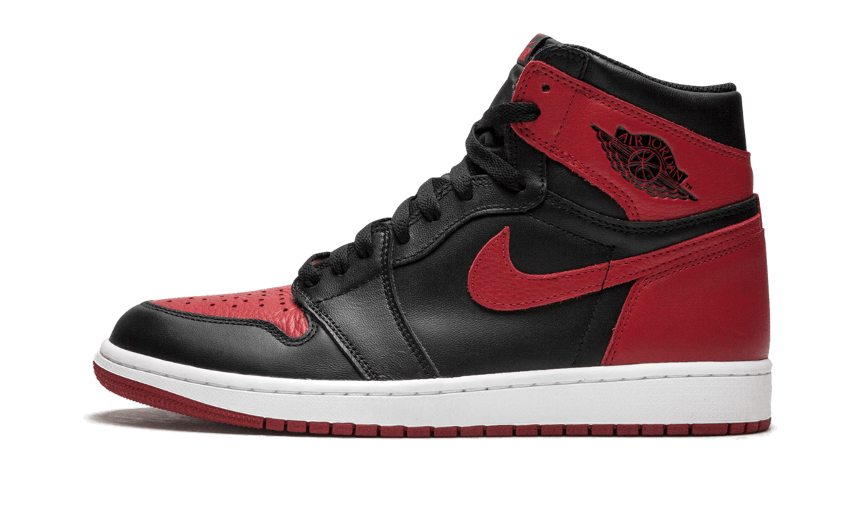 NIKE SHOES JORDAN 1 HIGH BANNED/BRED 378037061