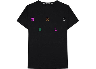 TRAVIS SCOTT CLOTHING TRAVIS SCOTT ASTROWORLD TEE BLACK