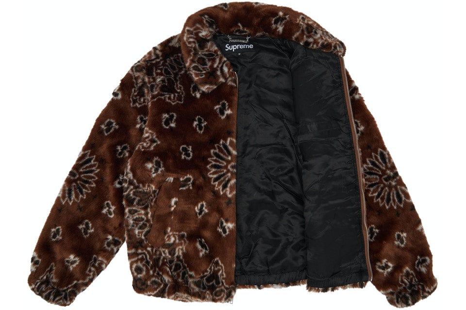 Supreme fur bomber jacket outlet
