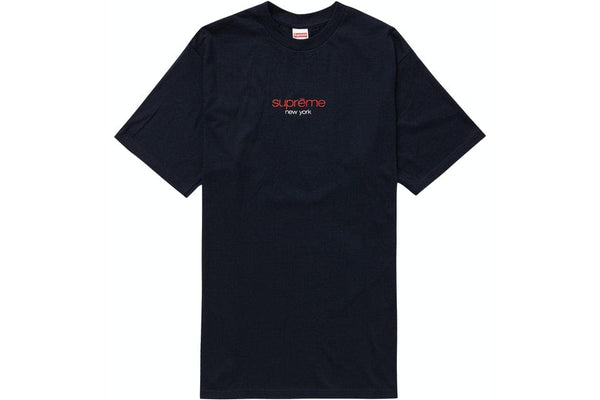 SUPREME CLASSIC LOGO TEE NAVY