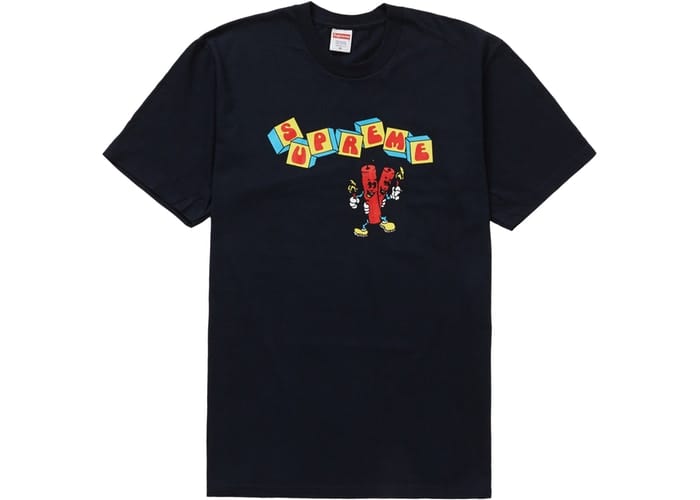 Supreme Clothing SUPREME DYNAAMITE TEE NAVY