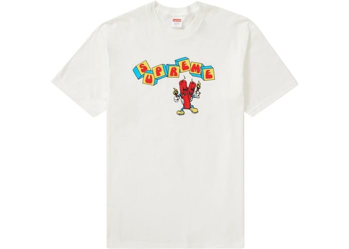 SUPREME CLOTHING SUPREME DYNAMITE TEE WHITE