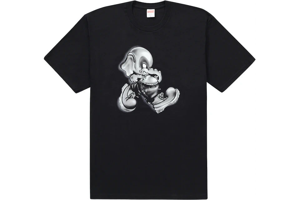 SUPREME ELEPHANT TEE BLACK